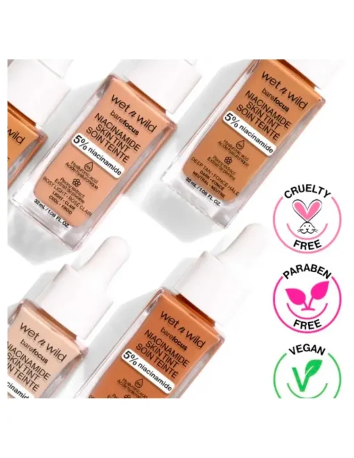 Base de maquillaje Bare Focus Niacinamide Skin Tint | Wet n Wild