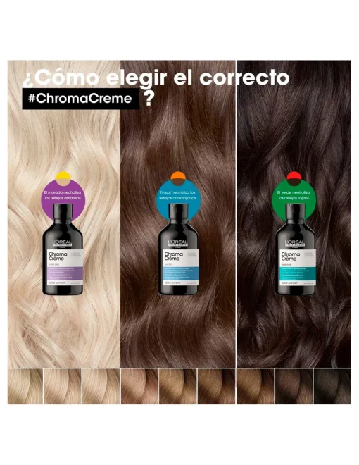 Chroma Crème Champú Verde | L'oreal