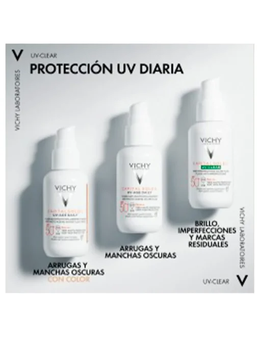 Perfumerías Coqueteo | Crema-Fluido Solar Capital Soleil UV Clear Anti-Imperfections SPF50